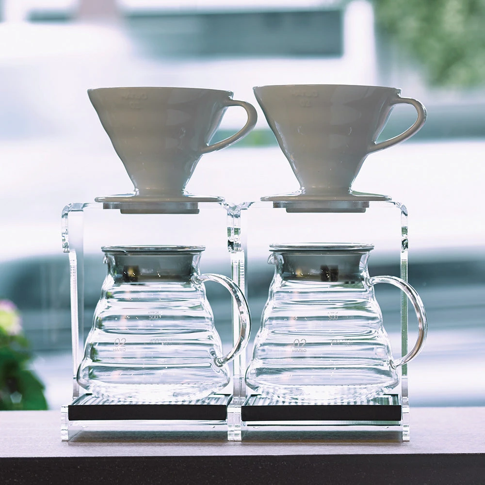 Hario V60 02 White Ceramic Coffee Dripper - Image 2