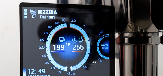 Bezzera DUO MN Dual Boiler Espresso Machine With Flow Control - Total Black - Image 6