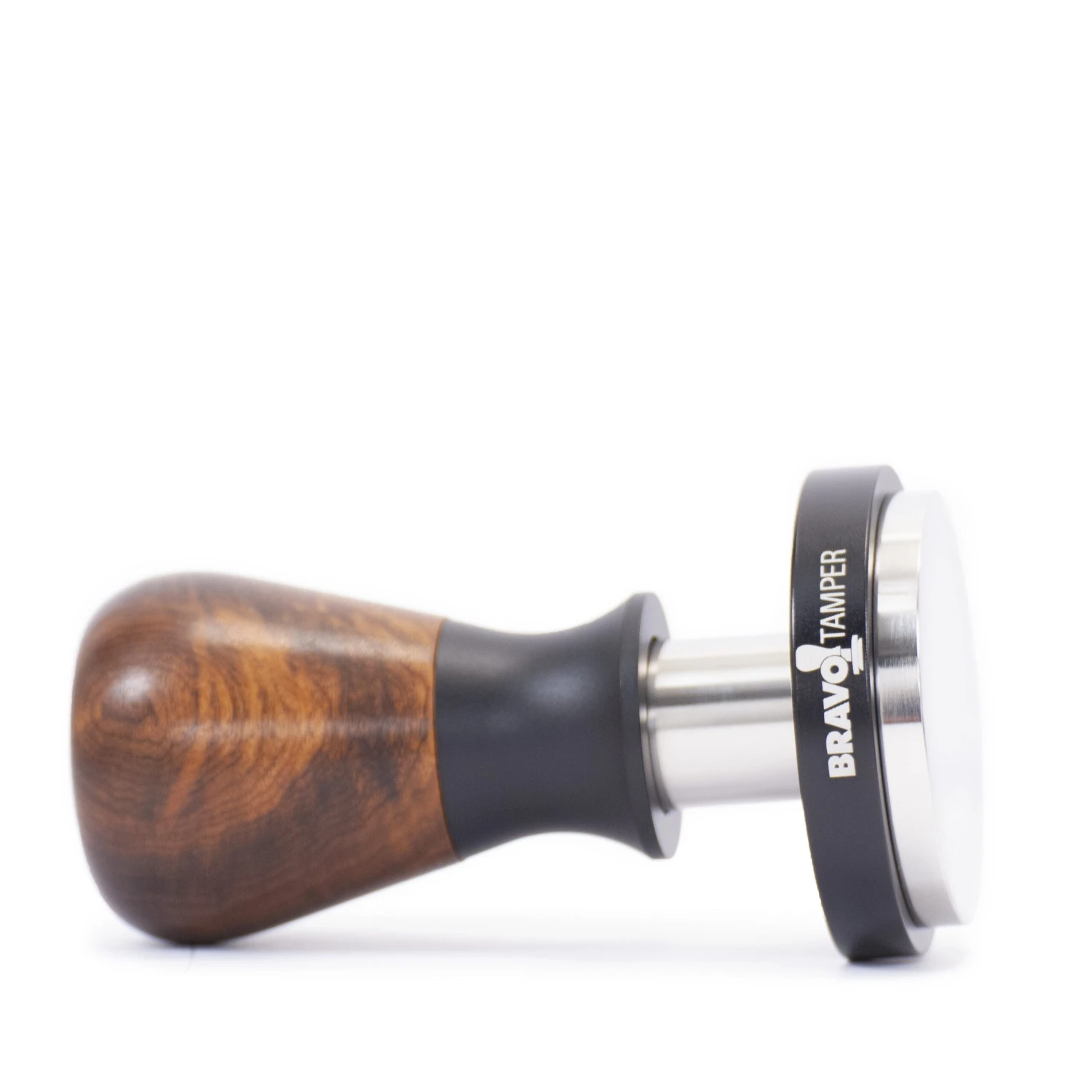 Bravo Espresso Tamper Dark Wood Handle 58.5 Mm - Image 2