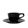 NotNeutral Cappuccino Cup And Saucer - Matte Black