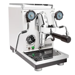 Profitec Pro 400 Espresso Machine In Matte White With Blackened Oak