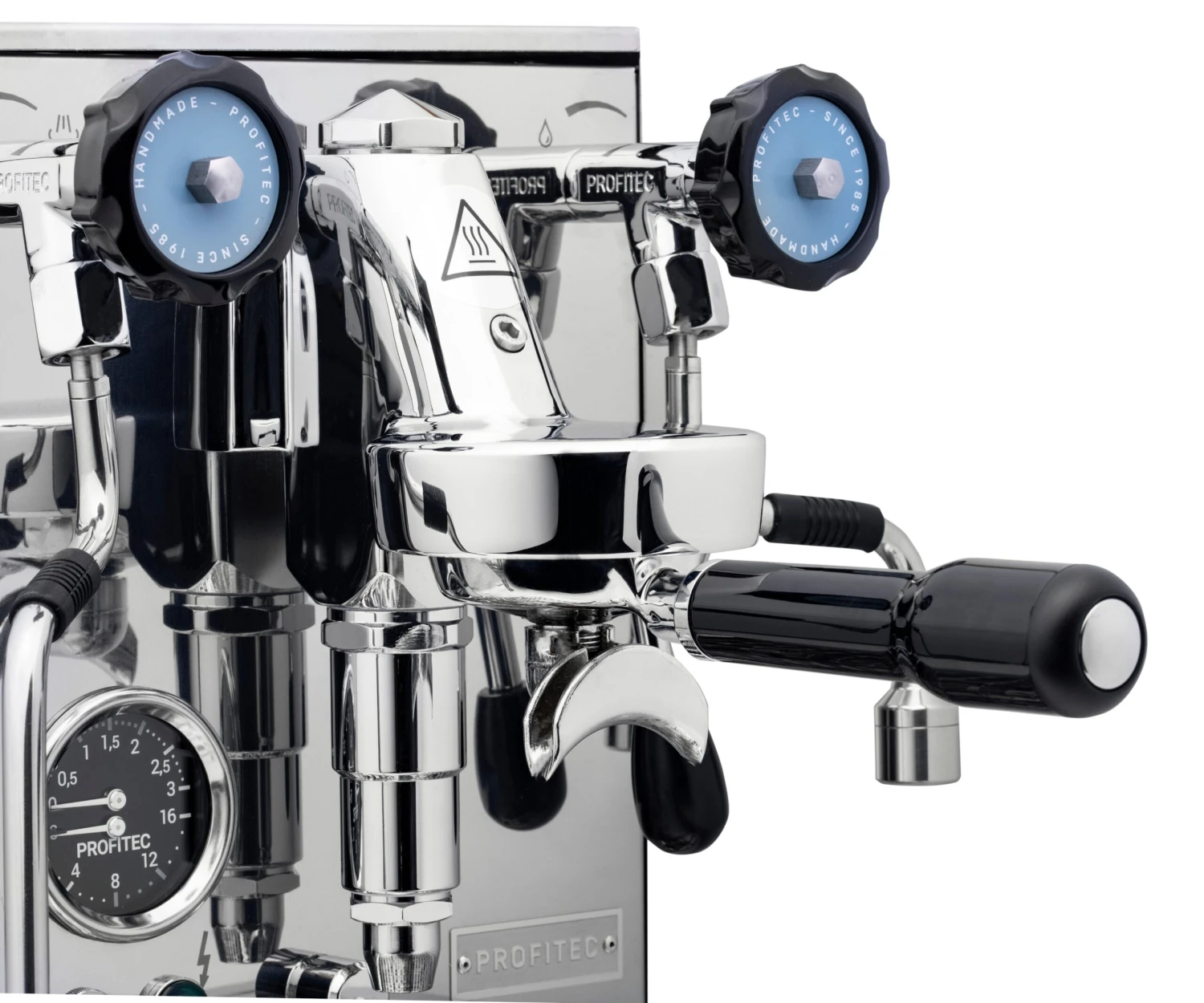 Profitec Pro 400 Espresso Machine In Matte White With Blackened Oak - Image 12