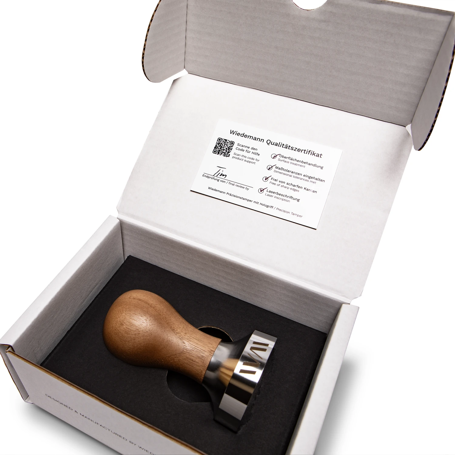 Wiedemann Walnut Precision 58.5mm Tamper - Image 4