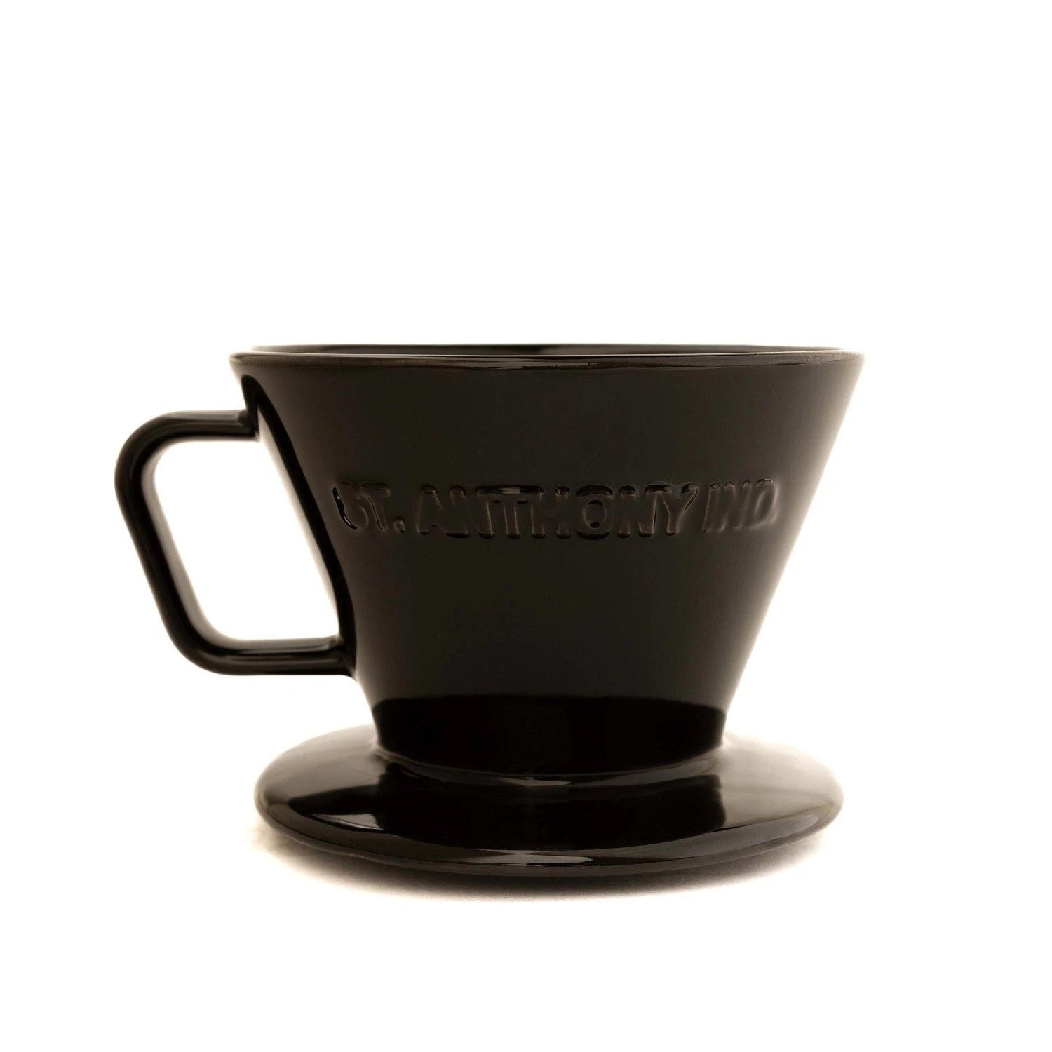 Saint Anthony Industries F70 Ceramic Flatbottom Pourover Brewer - Black